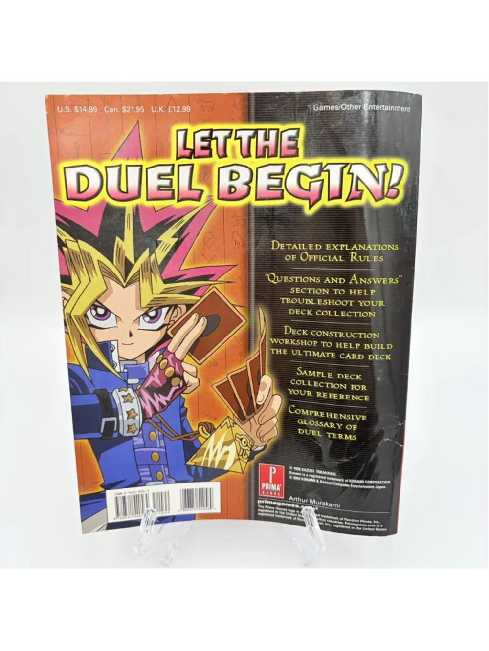 Prima Yu-Gi-Oh! Trading Card Game Rule Book Official Strategy Guide 2003 PB